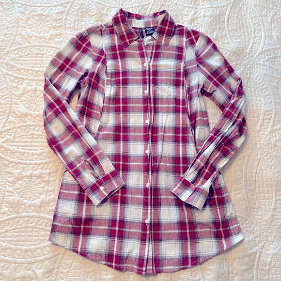 Fire Plaid Blouse - Picture 1 of 5